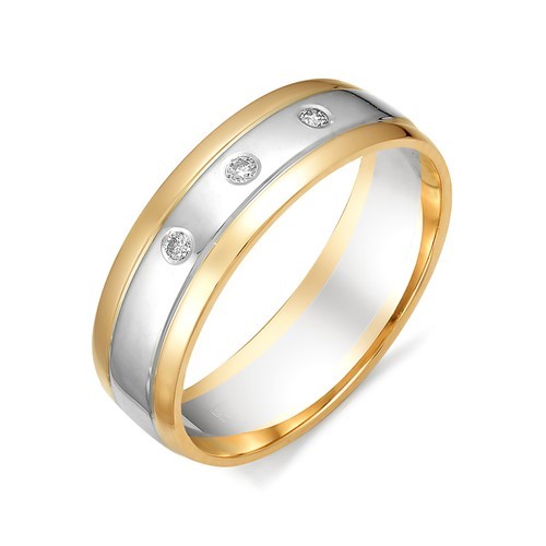 Кольцо, золото, бриллиант, 12389-100.
